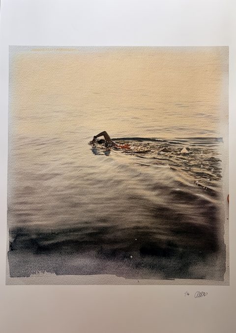 PRINT: "EL NADADOR" (32 X 45 CMS.)