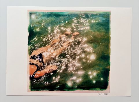 PRINT: "LA NADADORA" 45 X 32 CMS.